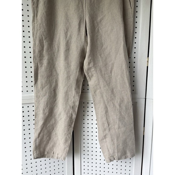 J.jill Linen Tan Women's Pants - Picture 3 of 7